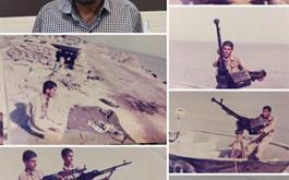 با رزمندگان دفاع مقدس در منطقه ویژه اقتصادی بوشهر؛ عبدالحسین حیدری
