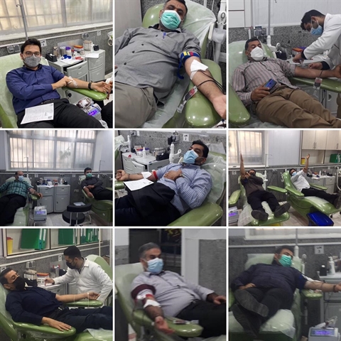 کارکنان منطقه ویژه اقتصادی بوشهر خون اهدا کردند
