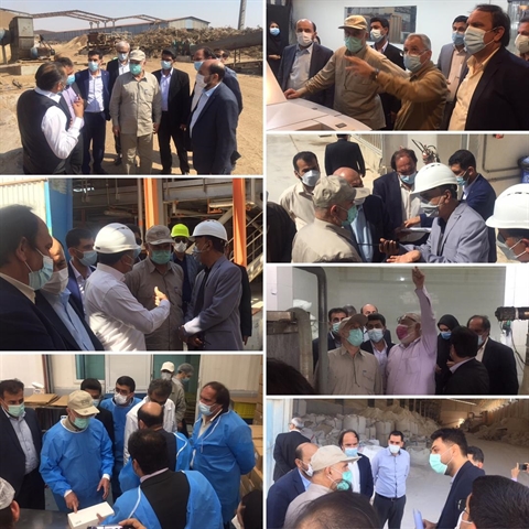 استاندار بوشهر از شرکت‌های منطقه ویژه بوشهر بازدید کرد