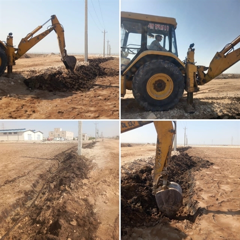 ترمیم شبکه آب منطقه ویژه اقتصادی بوشهر